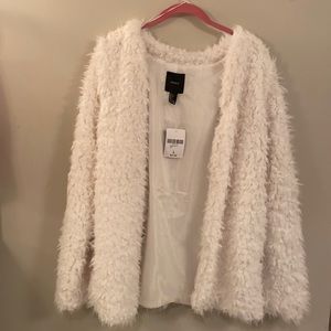 fuzzy soft cardigan/jacket NWT!!!